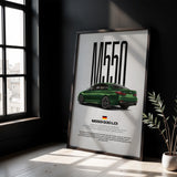 M550i G30 LCI Car Poster