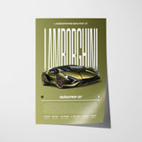 Lamborghini Sián Poster