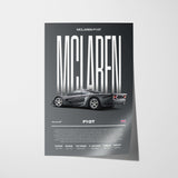 McLaren F1 GT Poster