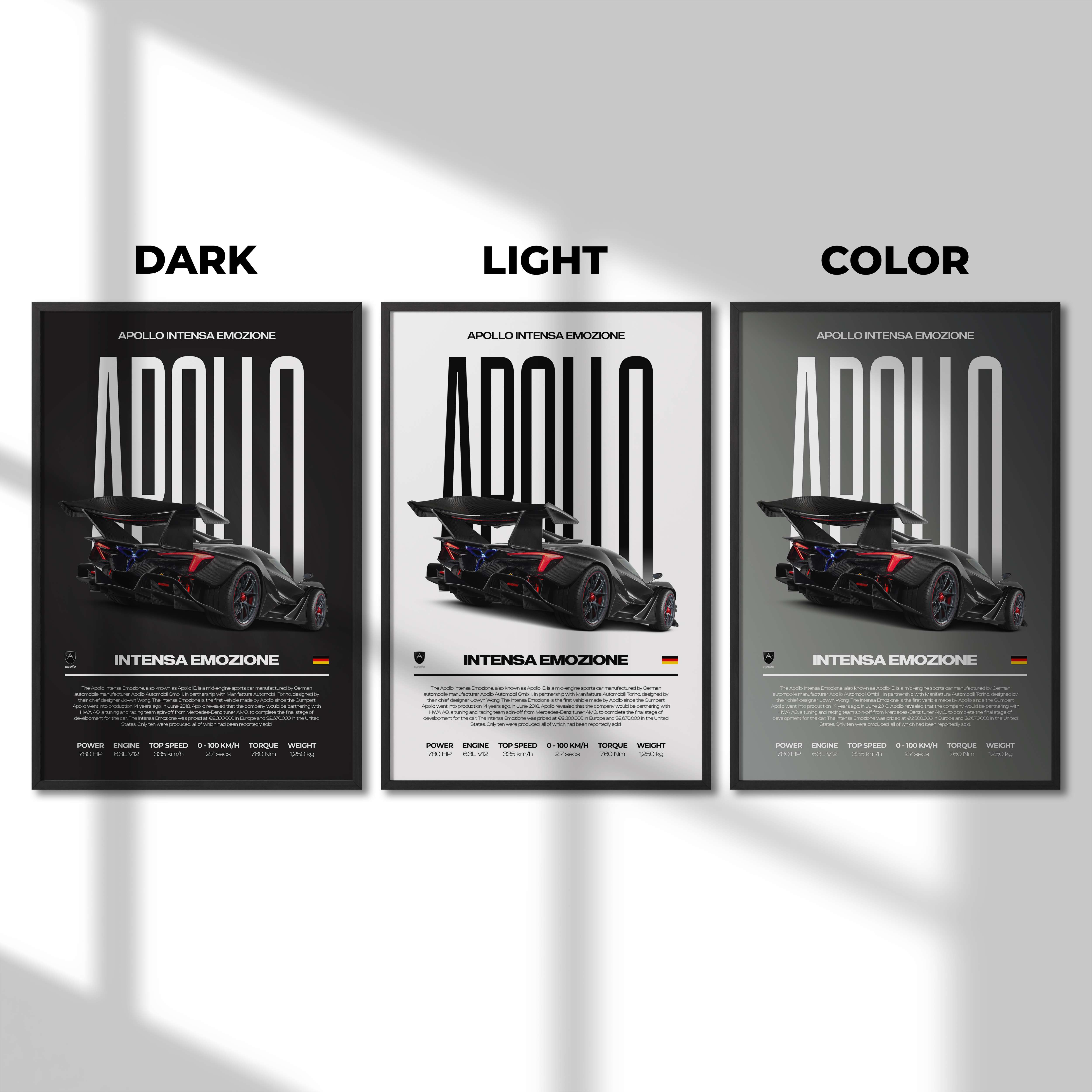 Apollo Intensa Emozione Poster