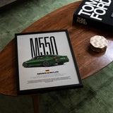 M550i G30 LCI Car Poster