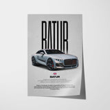 Mulliner Batur Car Poster
