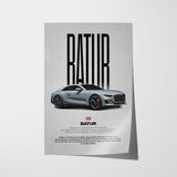 Mulliner Batur Car Poster