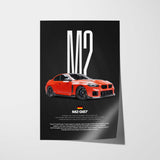 M2 G87 Car Poster