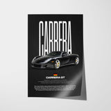 Carrera GT Car Poster
