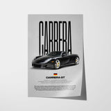 Carrera GT Car Poster