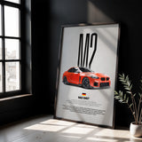 M2 G87 Car Poster