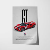 GT Car Poster
