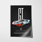GT Car Poster