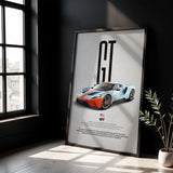 GT Car Poster