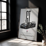 GT Car Poster