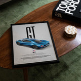 GT Car Poster