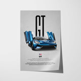 GT Car Poster