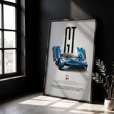 GT Car Poster