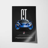 GT Car Poster