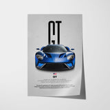 GT Car Poster