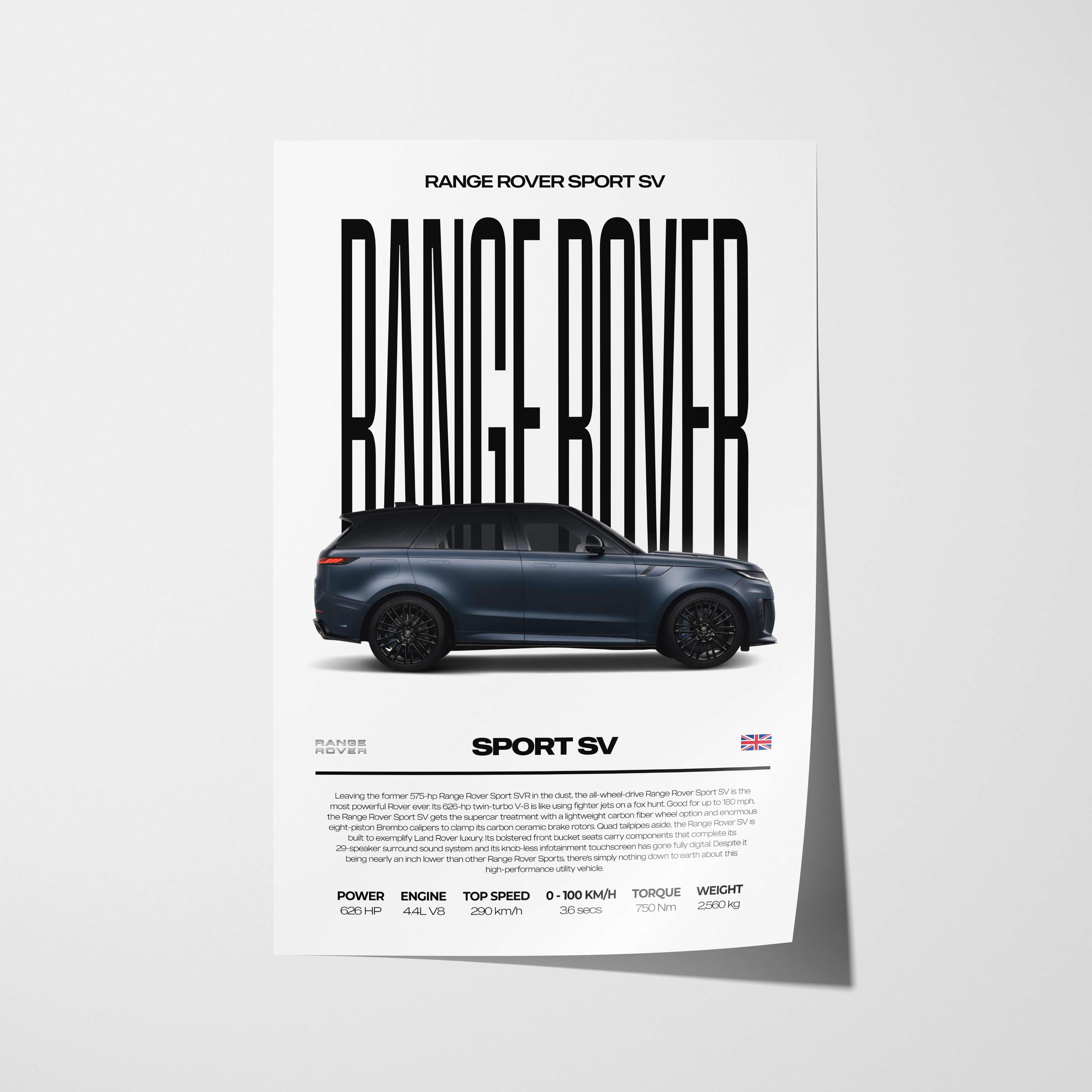 Range Rover Sport SV Poster