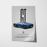 GT Car Poster