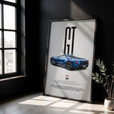 GT Car Poster