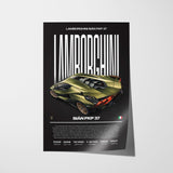 Lamborghini Sián Poster