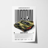 Lamborghini Sián Poster