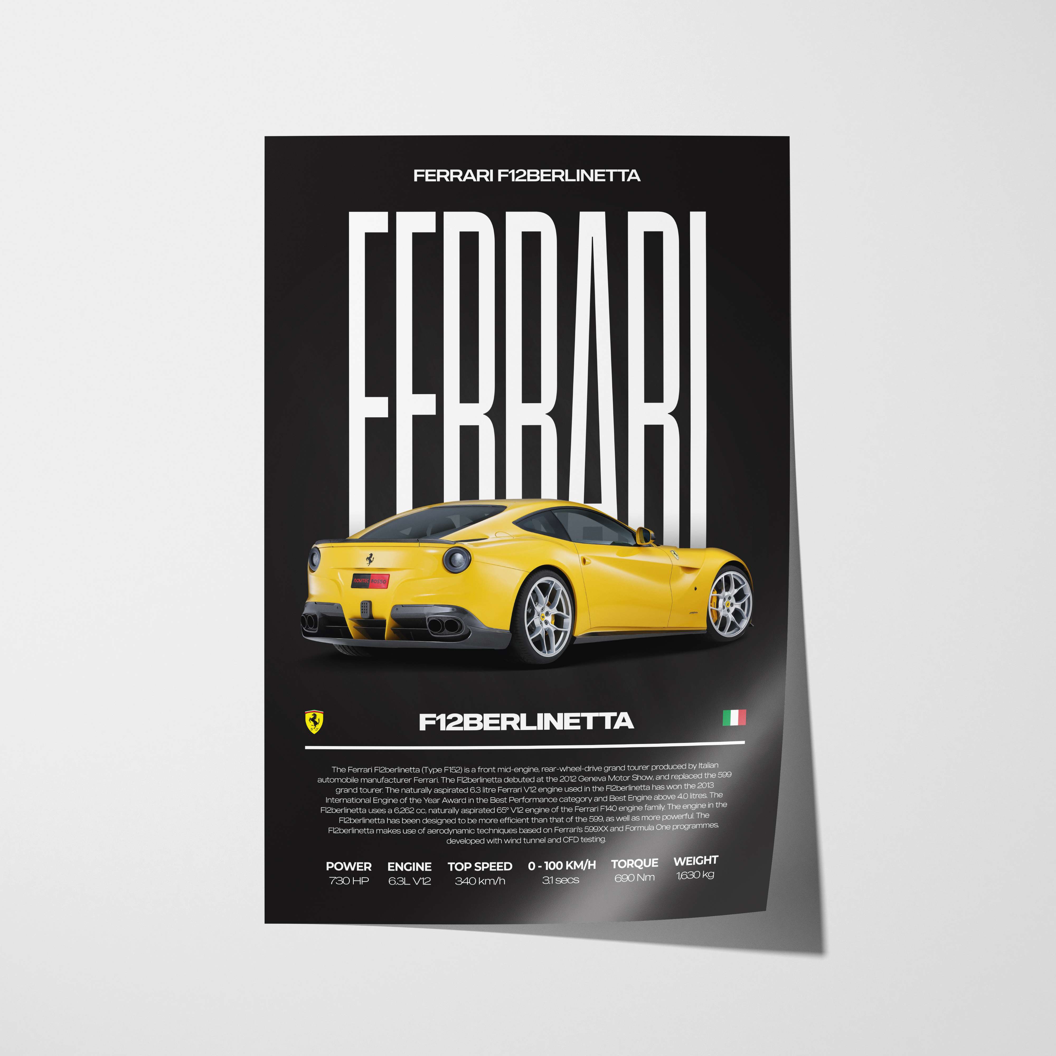 Ferrari F12berlinetta Poster