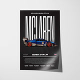 McLaren Senna GTR LM Poster