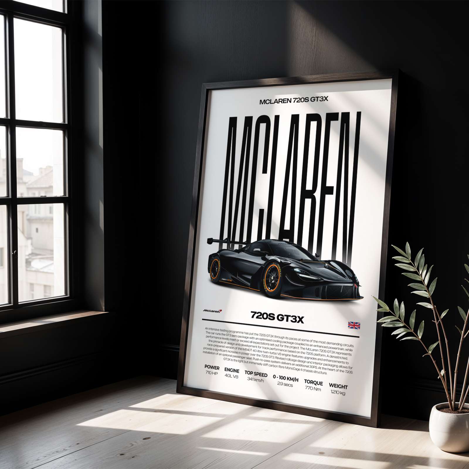 McLaren 720S GT3X Poster