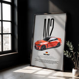 M2 G87 Car Poster