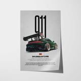 911 GT3 RS (992) Car Poster