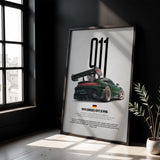 911 GT3 RS (992) Car Poster