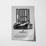 Carrera GT Car Poster