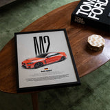 M2 G87 Car Poster