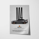 M4 GTS Car Poster