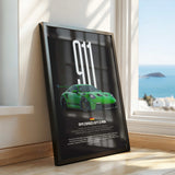911 GT3 RS (992) Car Poster
