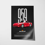 959 Sport Car Poster
