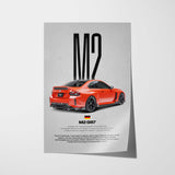 M2 G87 Car Poster