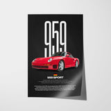 959 Sport Car Poster