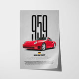 959 Sport Car Poster