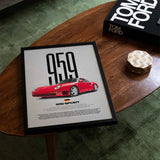 959 Sport Car Poster