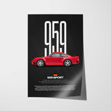 959 Sport Car Poster