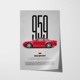 959 Sport Car Poster