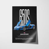 650S Spider Car Poster