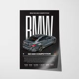 BMW M3 G80 Competition Poster