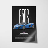 650S Spider Car Poster