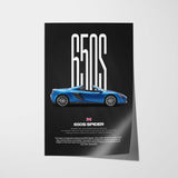 650S Spider Car Poster
