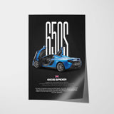 650S Spider Car Poster