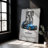 650S Spider Car Poster
