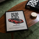 650S Spider Car Poster