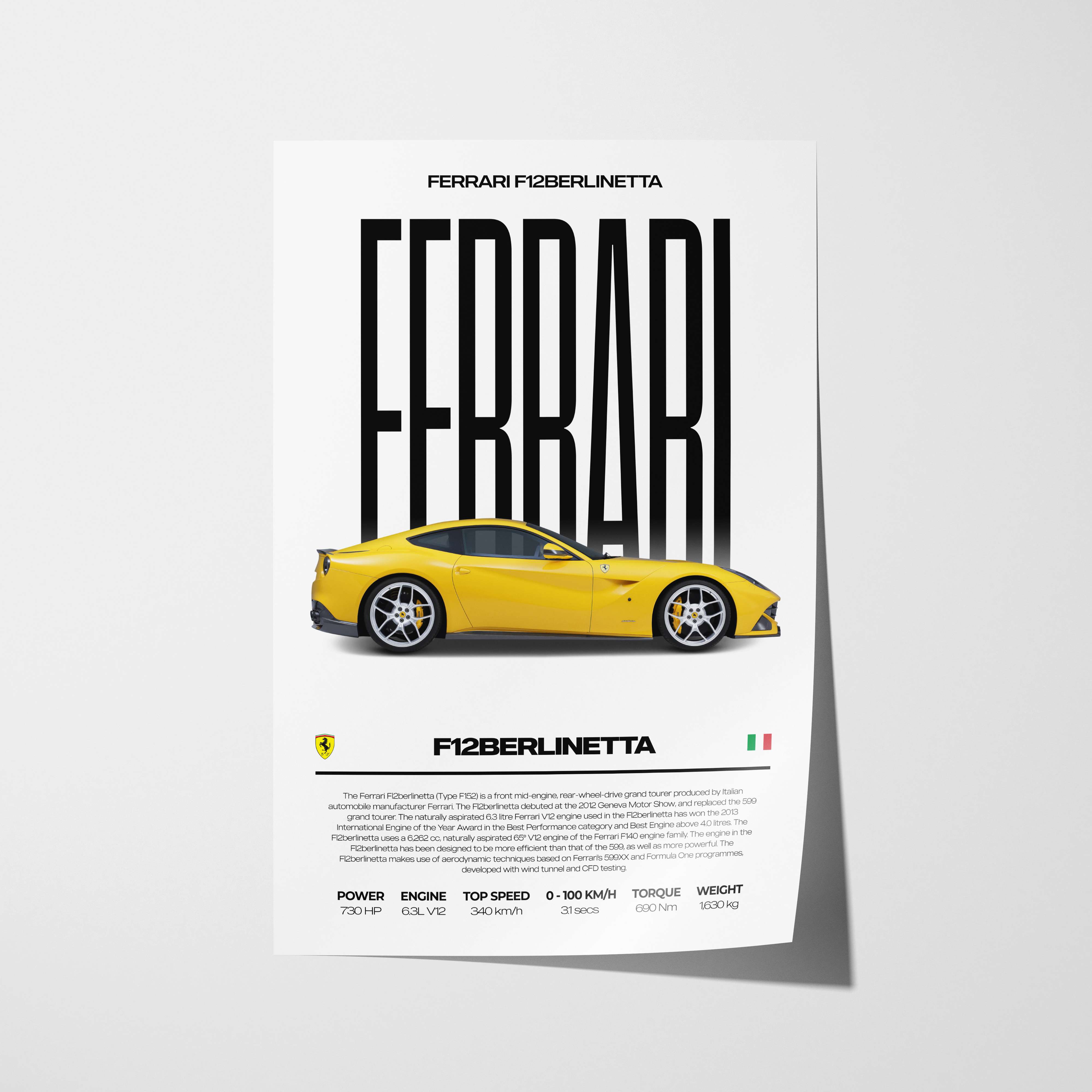 Ferrari F12berlinetta Poster